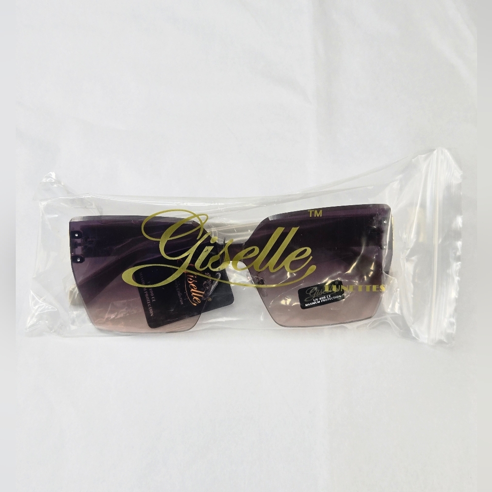 Giselle Rimless Gradient Lens Contemporary Collection Women's Sunglasses - Picture 9 of 10